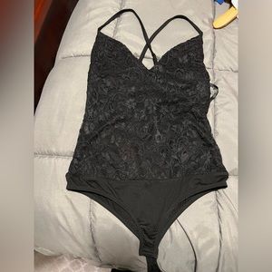 **NEW WITH TAGS! *NEW LISTING!* Bebe black lace bodysuit